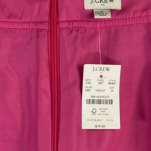 J. Crew Pink, Berry & Cream Houndstooth Mini Skirt NWT Size 8 SKU0675 - Picture 7 of 9